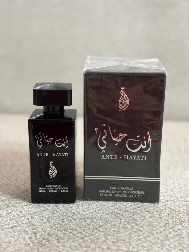 ادکلن انت حیاتی مشکی حجم صد میل اماراتی
